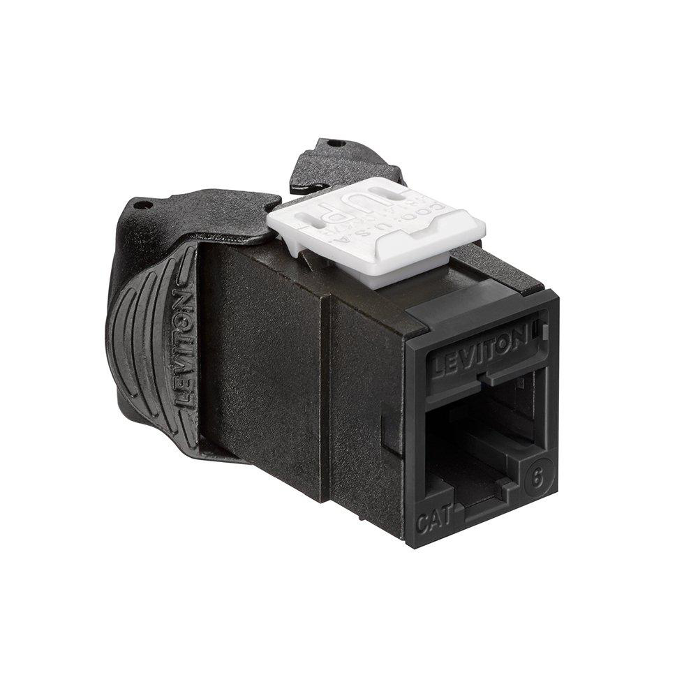 Product image for ATLAS-X1™ Cat 6 UTP QUICKPORT™ Jack, Black