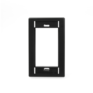 Product image for Cover plate MOS 1 gang 1 hole black