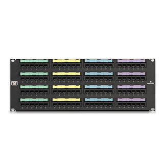 Product image for Panel patch 110-style CAT-6 96-port steel