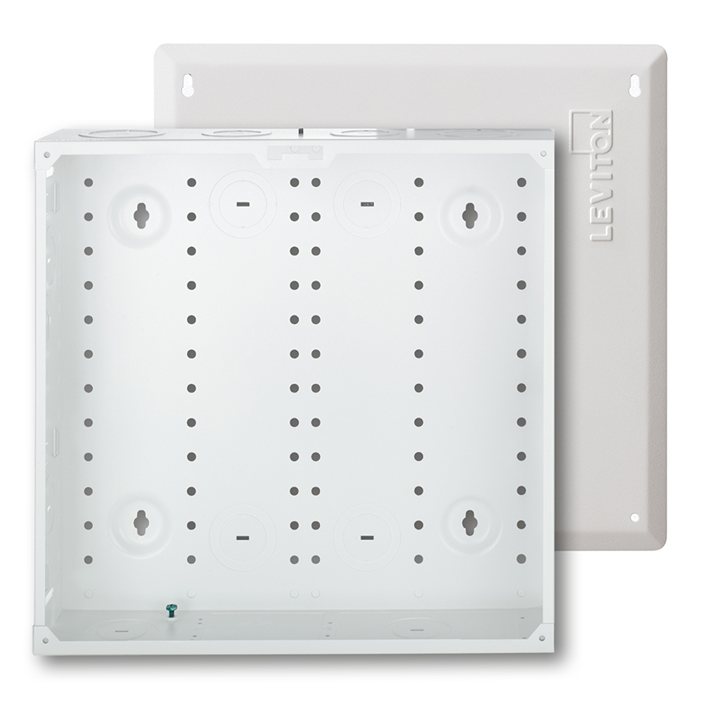 Product image for Enclosure flush mount cover empty white 14"