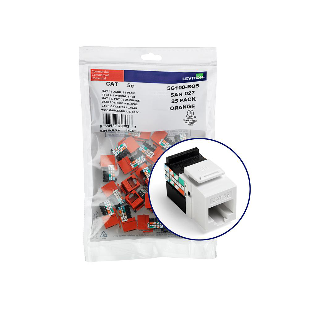 Product image for Connector SC thread-lock cat5e white gigamax
