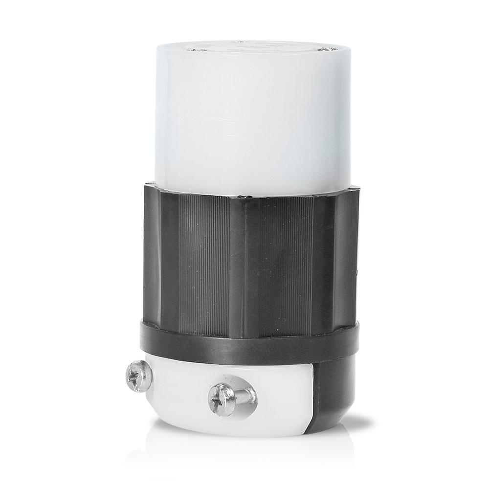 Product image for Connector locking 4P4W 600V 20A black-white