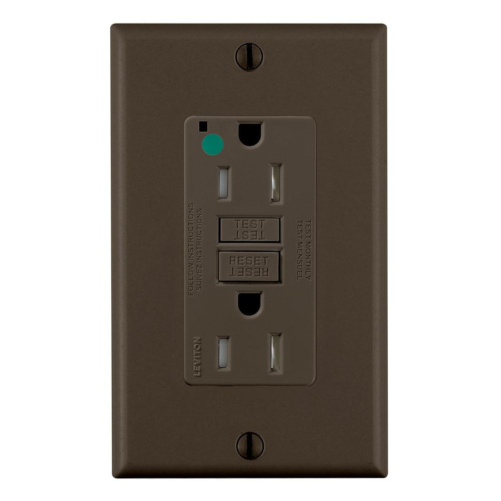 Product image for 15 Amp SmartlockPro® GFCI Receptacle/Outlet, Hospital Grade, Tamper-Resistant