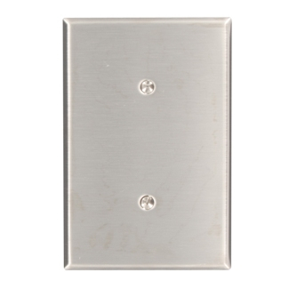 Product image for Wallplate oversized 1-gang no device blank 302SS