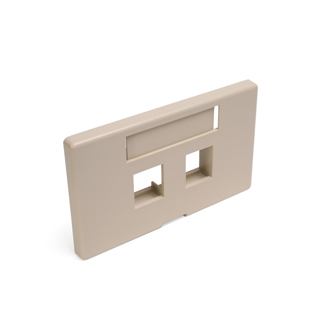 Product image for Faceplate Herman miller 2-port ivory