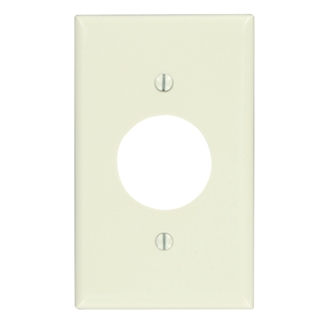 Product image for Wallplate standard 1-gang single thermoset light almond