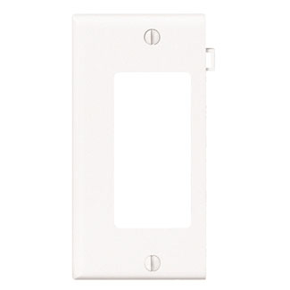 Product image for Wall plate rcpt thrmplst nyl midway size 1G Ivo