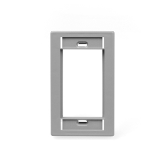 Product image for MOS Wallplate 1G plastic grey