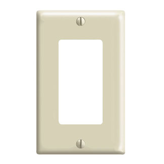 Product image for Wallplate Decora/gfci device mount 1-gang ivory