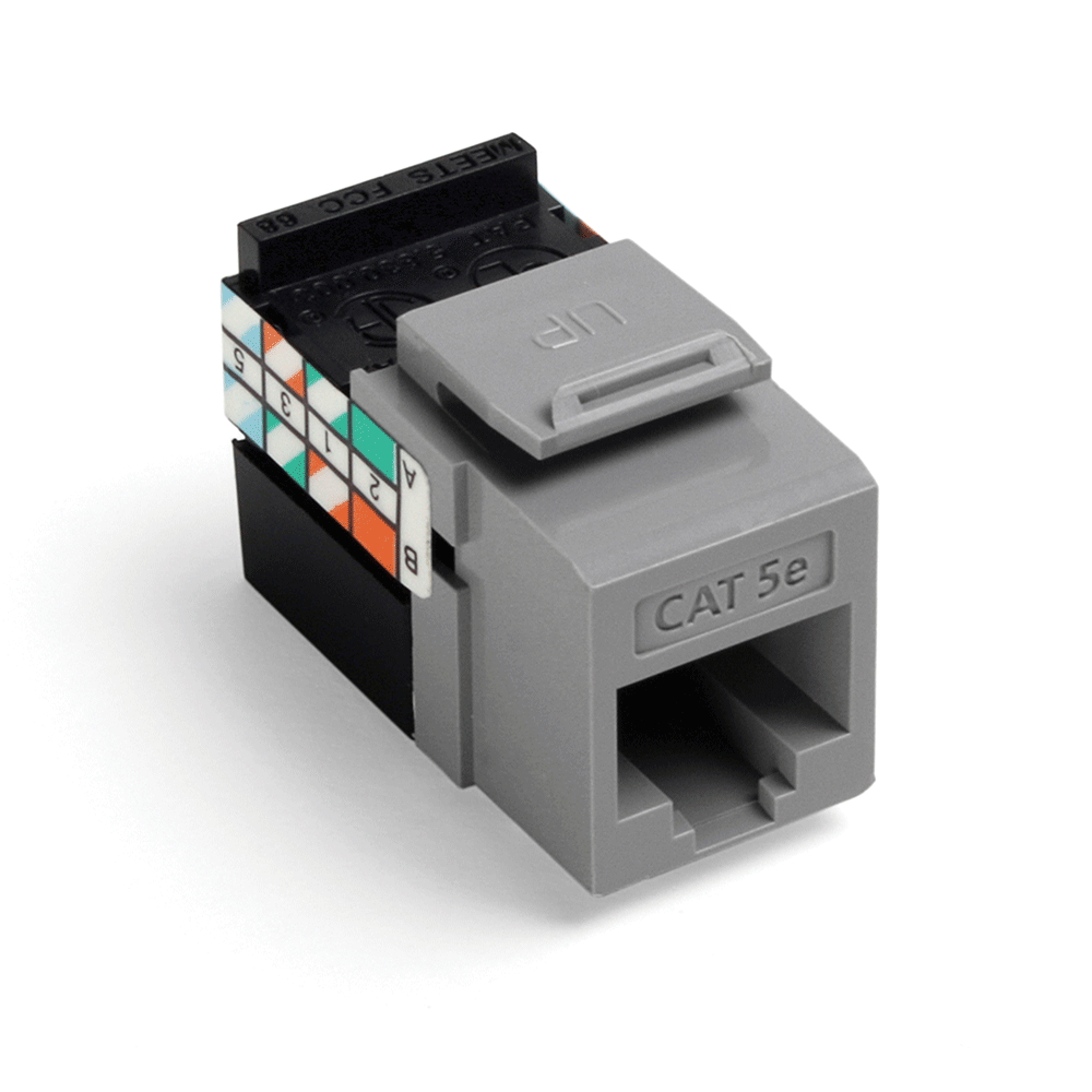 Product image for Connector Cat5e utp grey gigamax