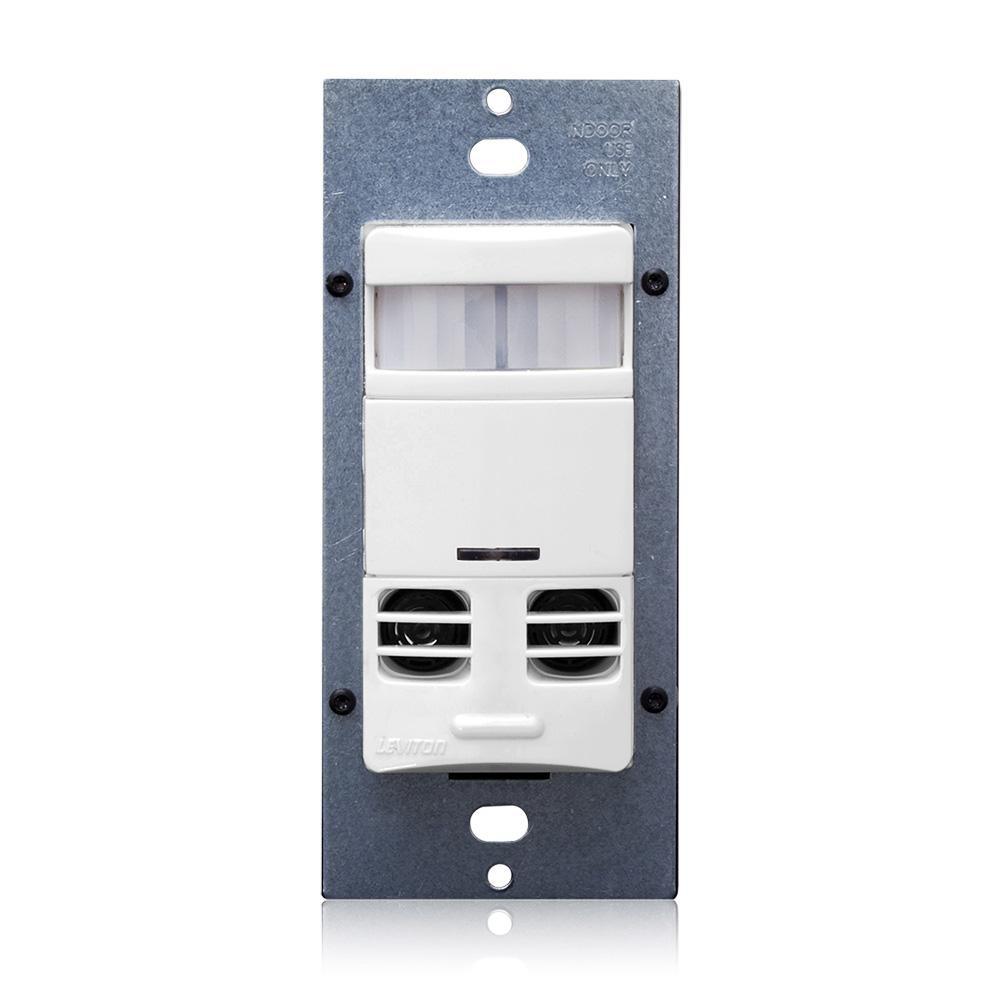 Product image for Sensor vacancy manual-ON/auto-OFF 180.... 120/277V 2400sqft white