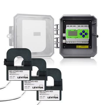 Product image for Submeter, Outdoor, Universal Voltage, 3 Phase 3 Wire/4 Wire, 100A, 3 Split Core