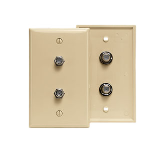 Product image for Jack wall standard video FxF light plastic almond