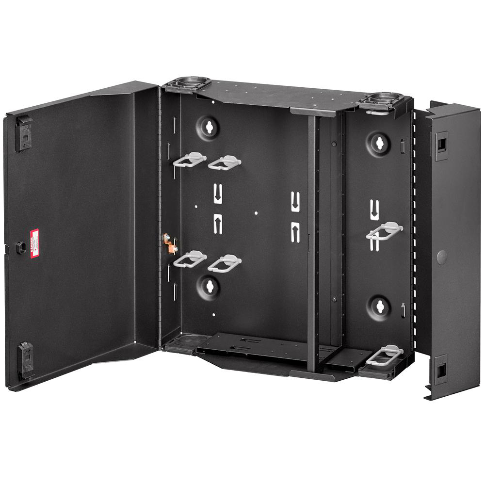 Product image for Large SDX Wall-Mount Fiber Enclosure, empty with dual door, no lock