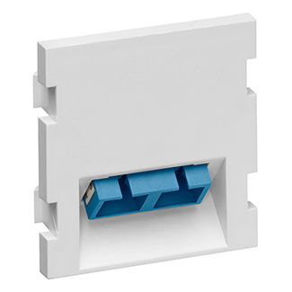 Product image for Module MOS adapter duplex SC 2-unit high fiber white