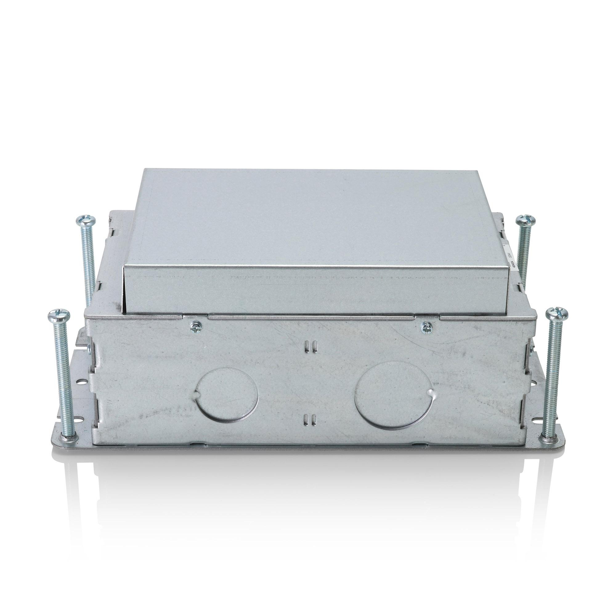 Product image for Concrete Floor Box, 2-Gang, Deep