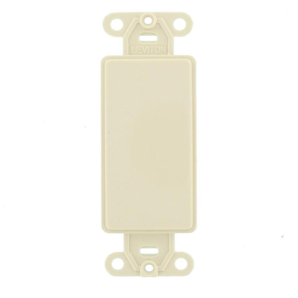 Product image for Insert multimedia Decora QuickPort blank light almond