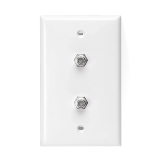 Product image for Jack wall standard video FxF plastic white