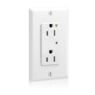 Product image for Receptacle 5-15R surge decora isognd 15A 125V whi