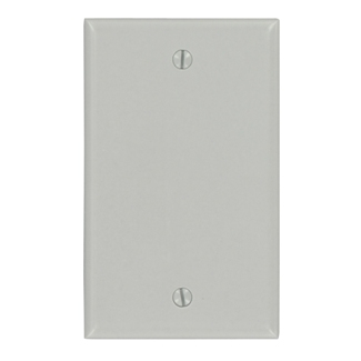 Product image for Wallplate standard 1-gang no device thermoset grey