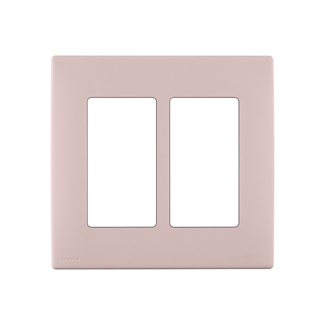Product image for Wall plate snap-on polymer 2G fresh pnk lemonade