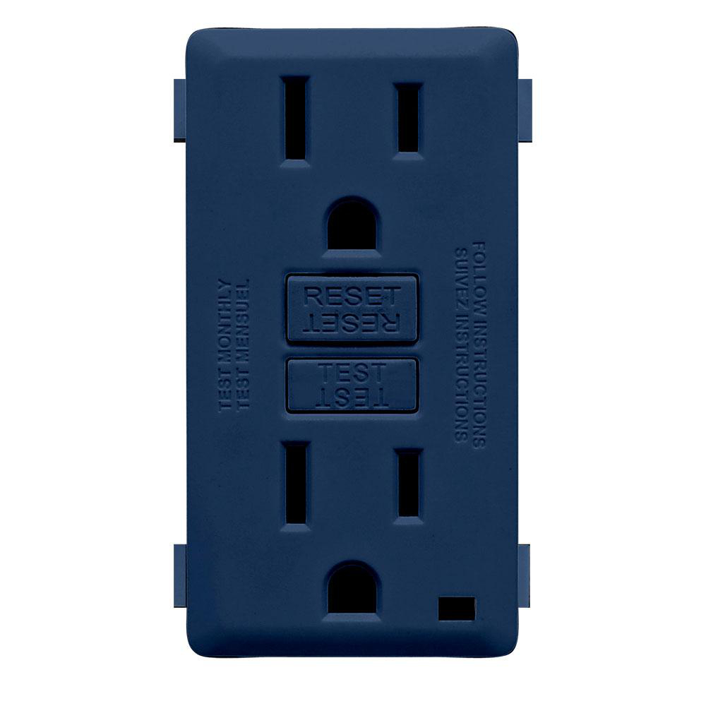 Product image for Color change kit for REG15 GFCI outlet rich navy