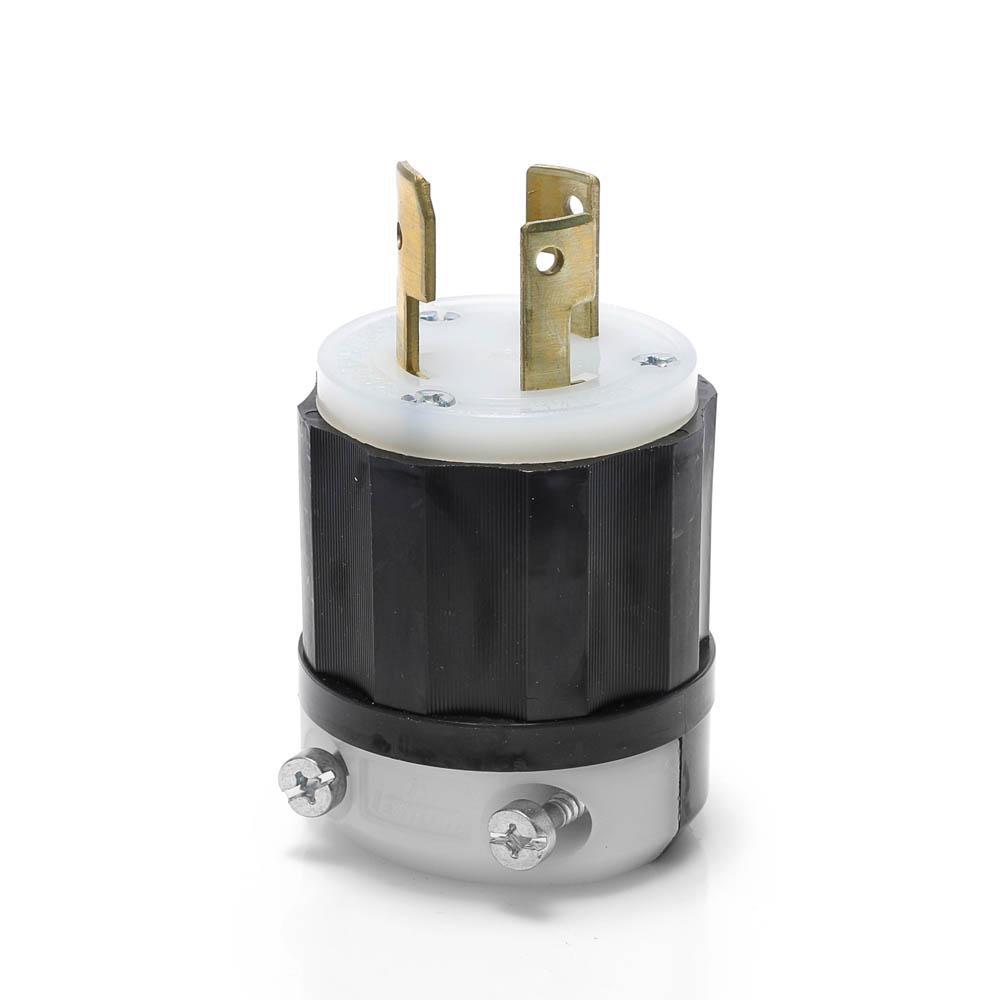 Product image for Plug locking 3P 3W 125/250V 30AMP black/white