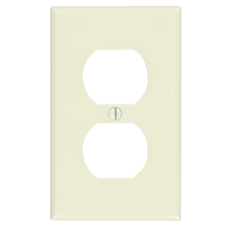 Product image for Cover plate 1 receptacle duplex 1 gang amalit