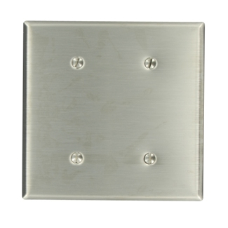 Product image for Wallplate no device blank SS 2G