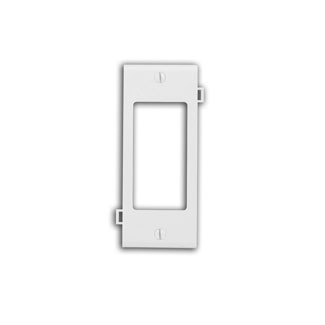 Product image for 1-Gang Decora/GFCI Device Wallplate, Sectional, Thermoplastic Nylon, White