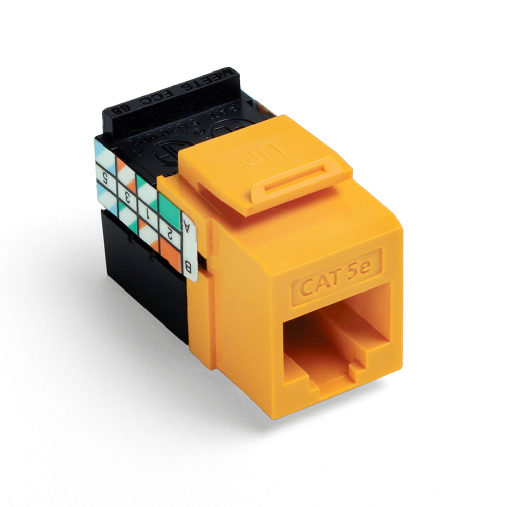 Product image for Connector Cat5e utp yellow gigamax