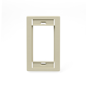 Product image for MOS Wallplate 1G plastic ivory