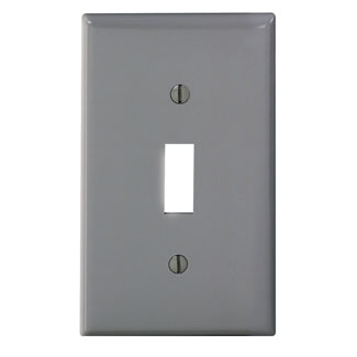 Product image for Cover plate toggle switch 1 gang grey