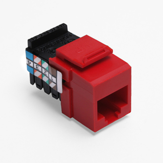Product image for Connector voice grade 8P8C crimson red