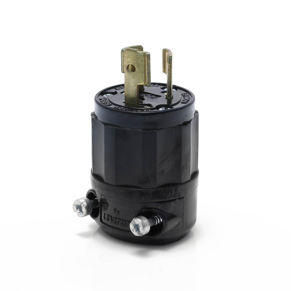 Product image for Plug locking 2P 3W 250V 15AMP black