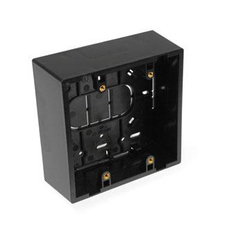 Product image for Box standard back 2-gang surface mount black