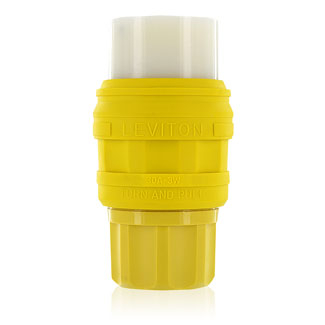 Product image for Connector locking 2P 3W 125V 30AMP yellow