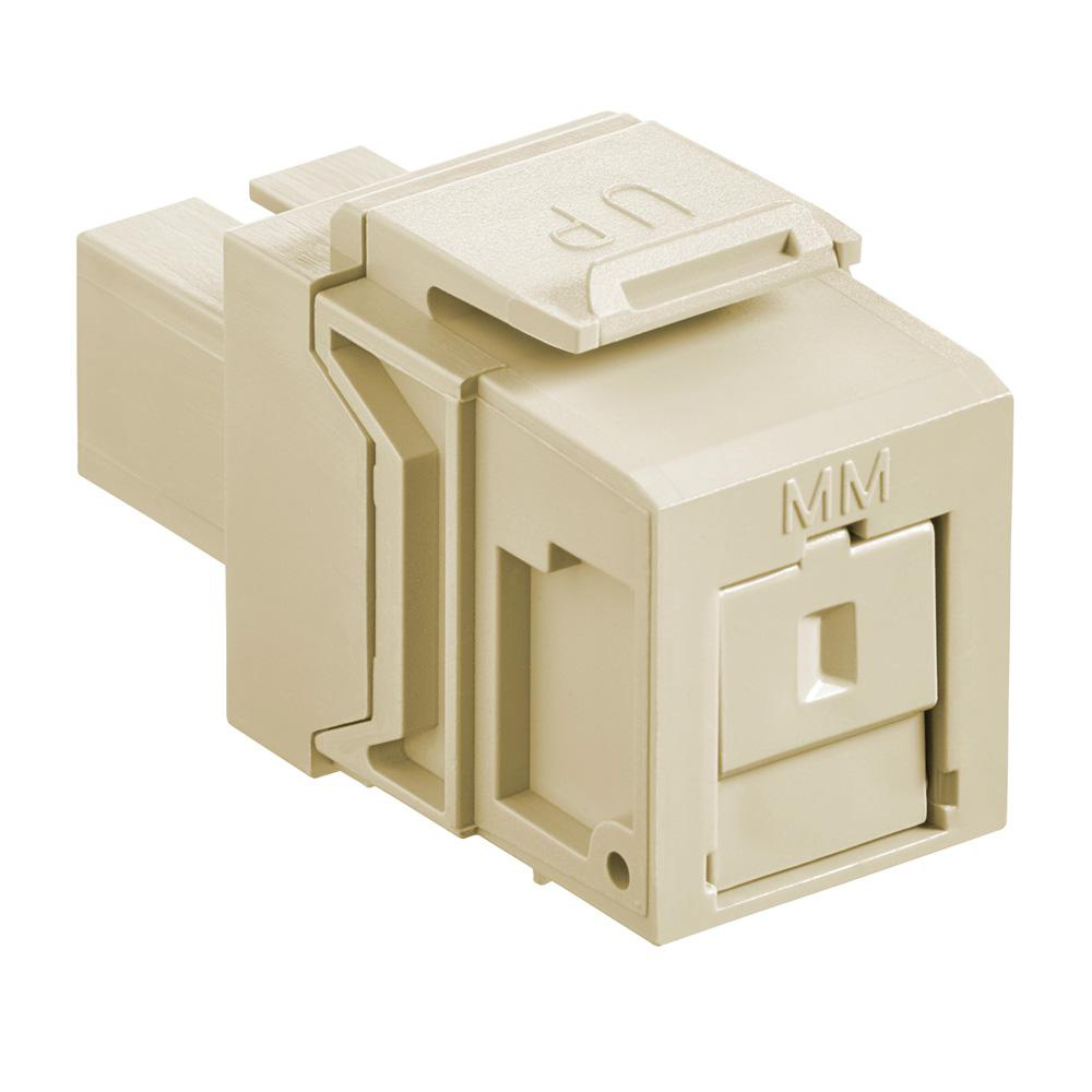 Product image for QUICKPORT™ Multimode Simplex SC Fiber Optic Adapter Module, Phosphor Bronze