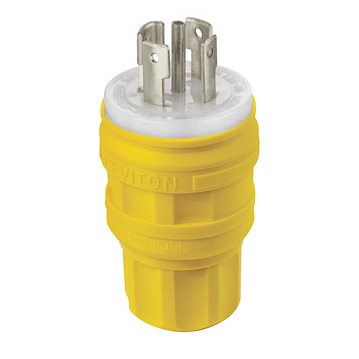 Product image for Plug locking 4P 5W 277/480V yellow