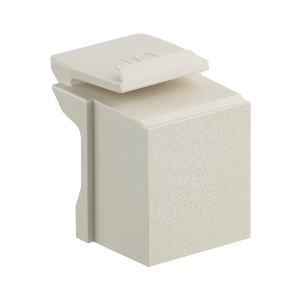 LEVITON 41084-BI INSERT BLANK IVORY QUICKPORT 10PER BAG