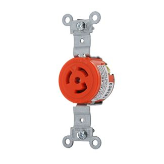 Product image for Receptacle L5-15R twlo iso 2P3W 15A 125V ora
