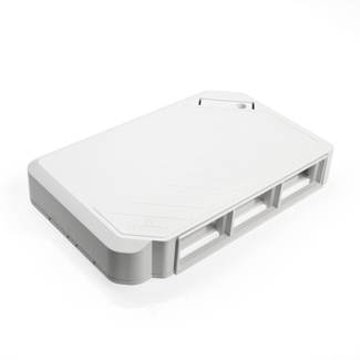 Product image for Multimedia outlet surface mnt plst 6 port wht