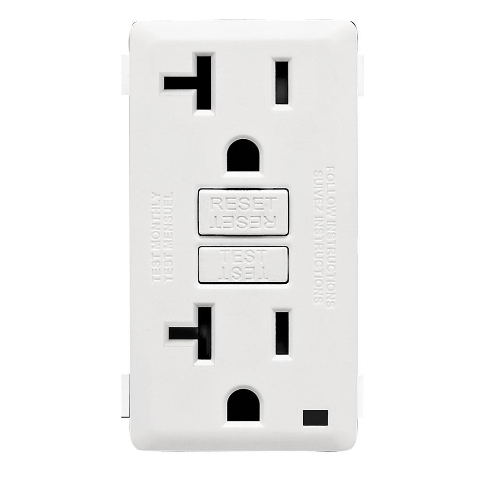 LEVITON RKG20-WW FACE KIT RETROFIT PB WH 20A GFCI COLOR CHANGE KIT
