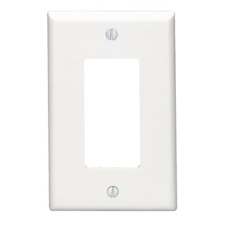 Product image for Wallplate Decora/gfci device mount 1-gang white