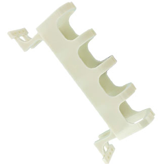 Product image for Wall-Mount Horizontal Cord Manager with legs