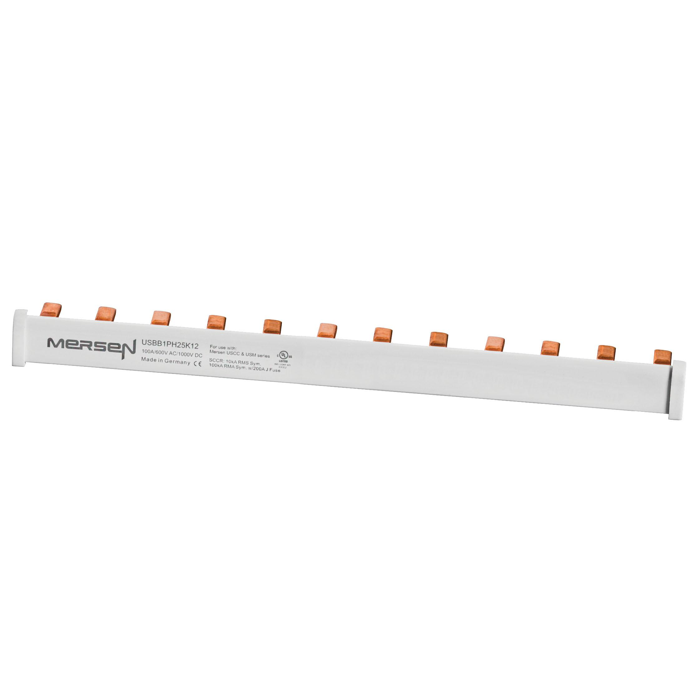 Product image for 12P 1PH 600VAC/1000VDC BUSBAR
