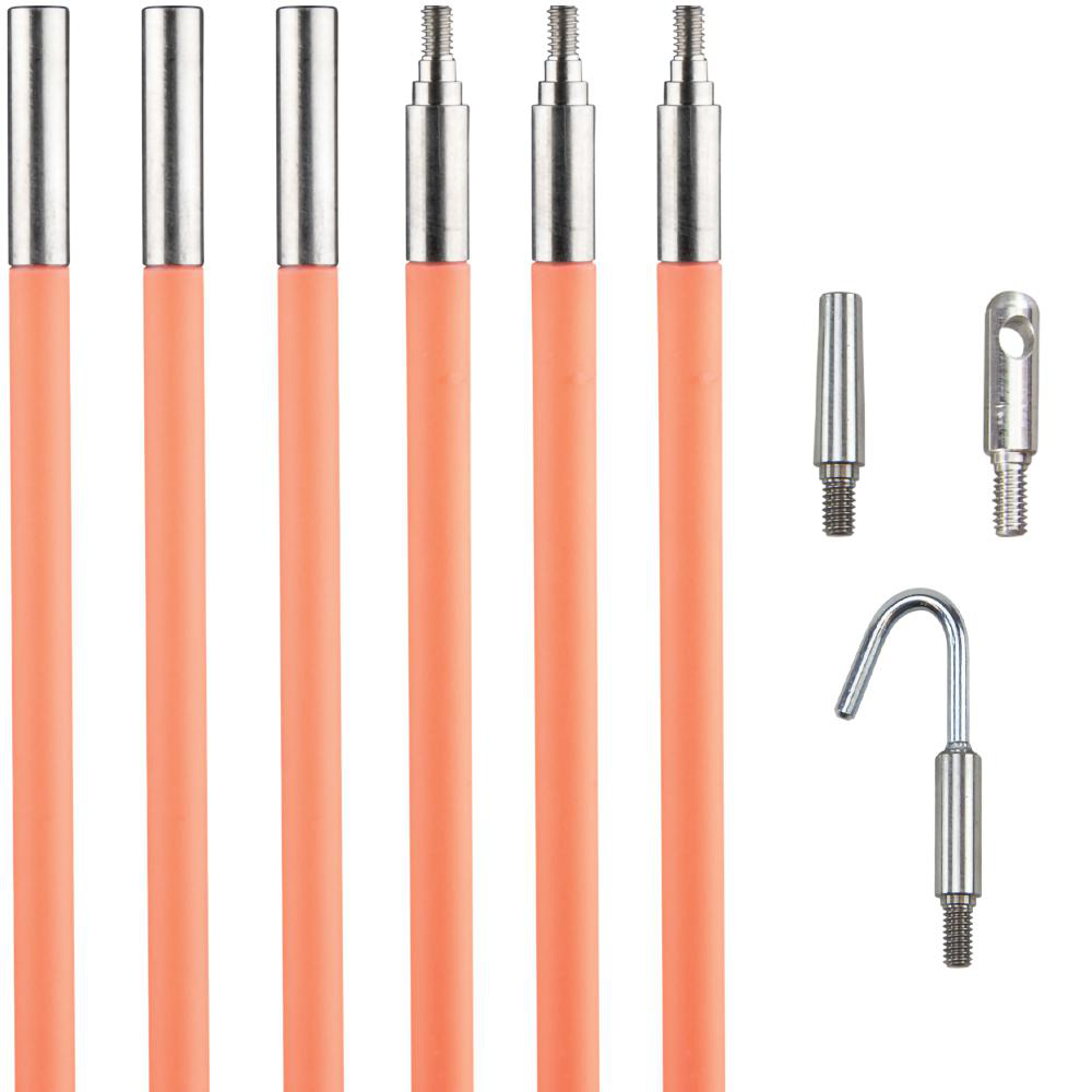 Product image for KLEIN 50303 FISH ROD 30FT LO FLEX GLOW FISH ROD SET