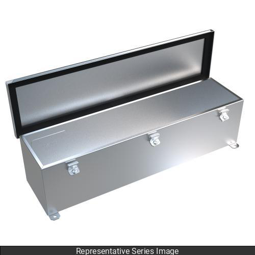 HAMMOND 1486E24SS WIRING TROUGH 8"X8"X24" NEMA 4X