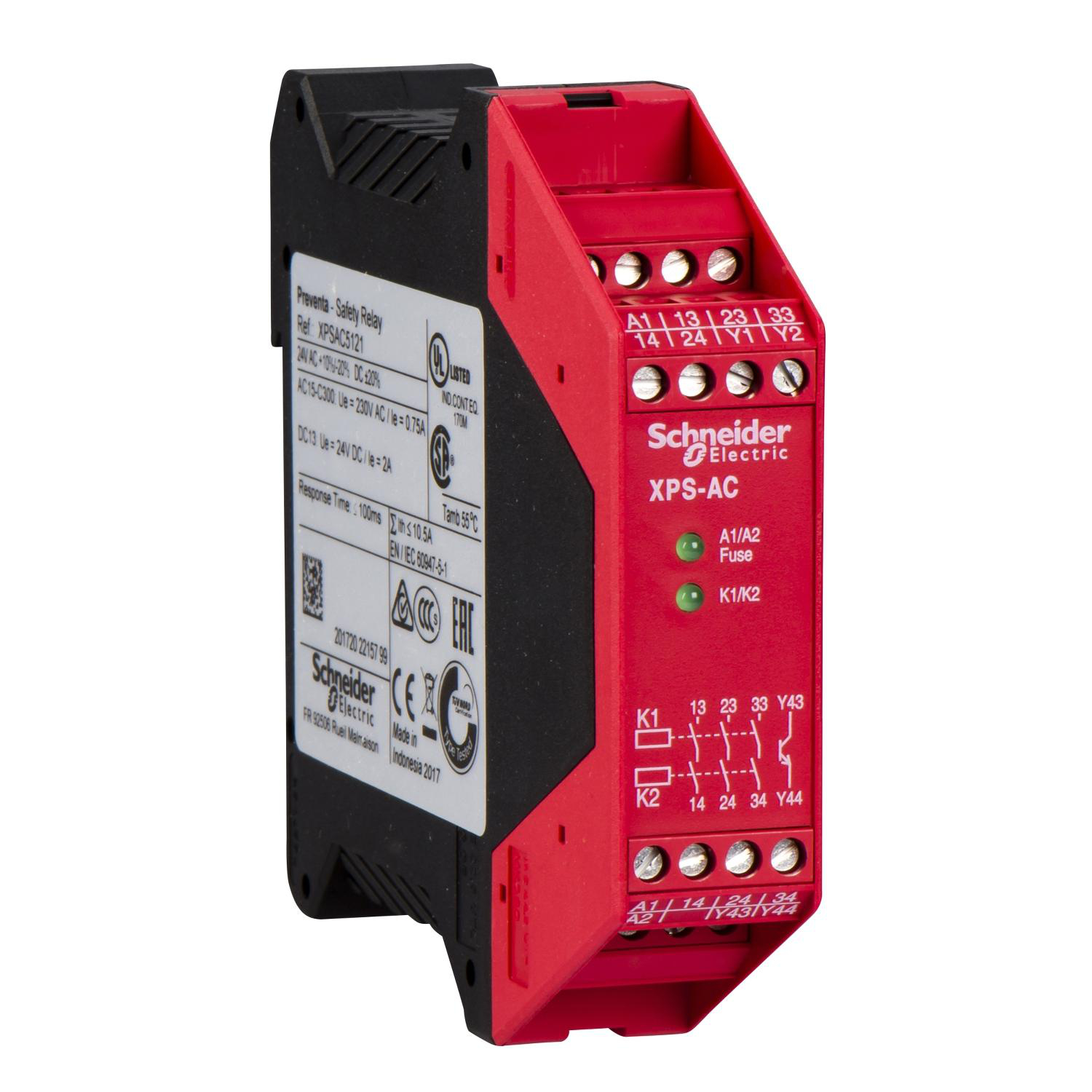 Product image for MODULE XPSAC - EMERGENCY STOP - 24 V AC DC