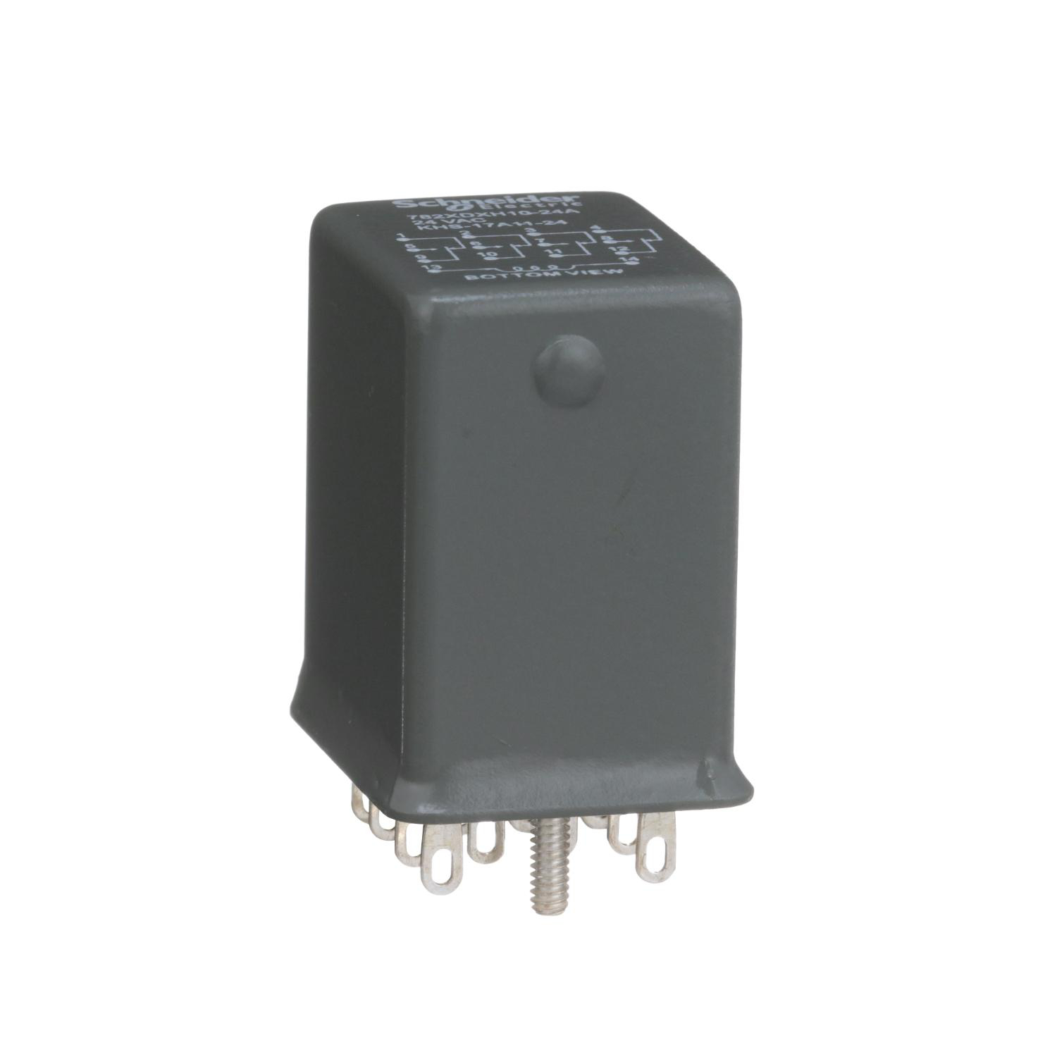 Product image for HERMETICALLY SEALED PLUG-IN RELAYS, SE RELAYS, 3A, 4 CO, 120VAC